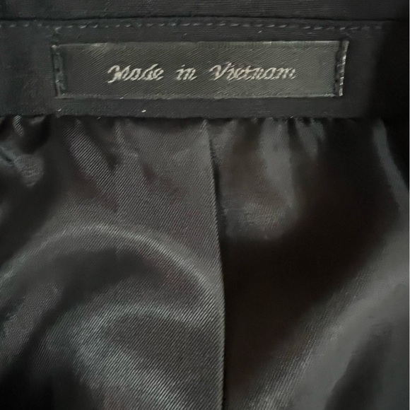 NWT MICHAEL KORS DARK NAVY TWO BUTTON WOOL BLEND SUIT JACKET SIZE 40 - Picture 6 of 10